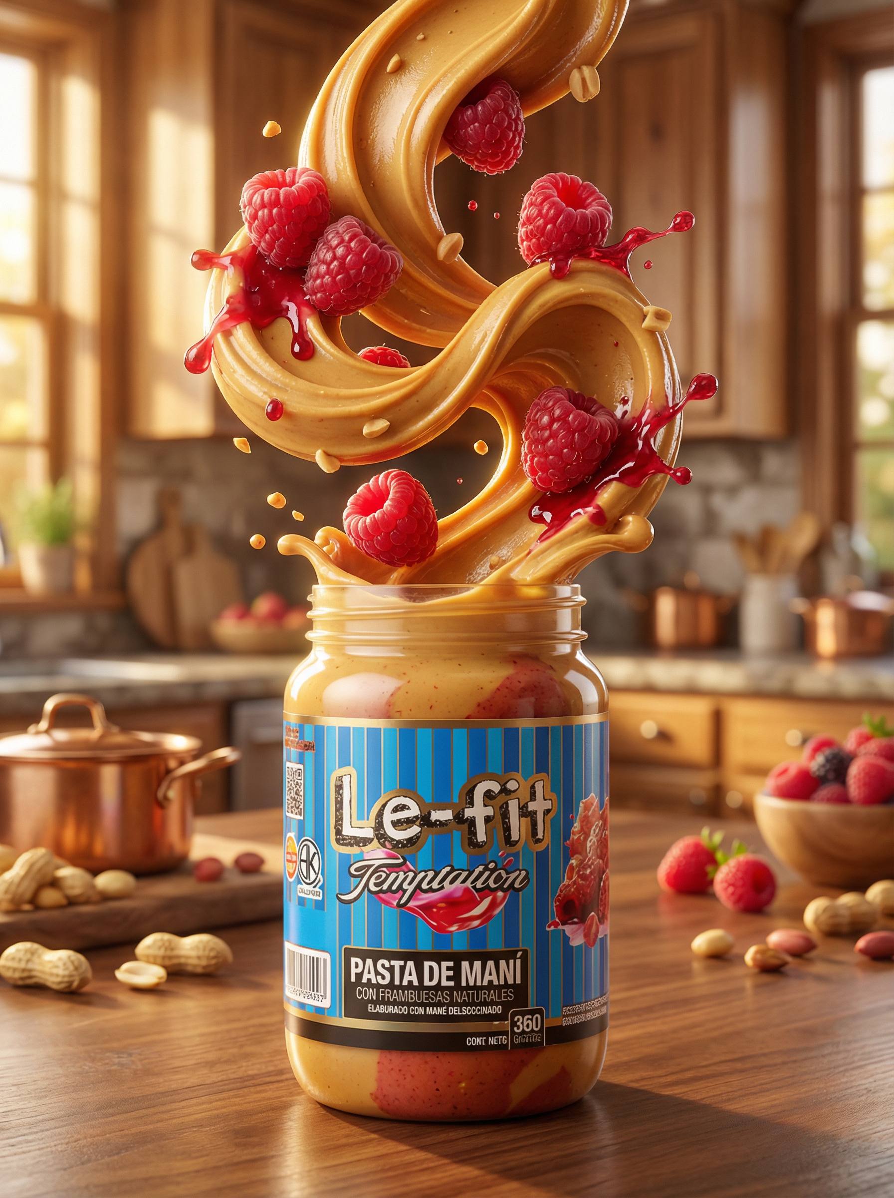 Temptation con frambuesas